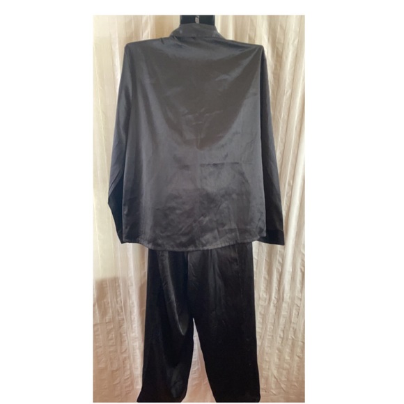 Vintage Black Satin Lounge Set, Size m/l - Picture 5 of 7